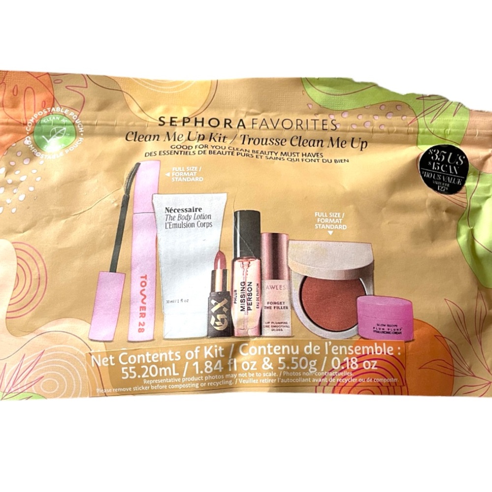 NWT Sephora Favorites Clean Me Up Kit